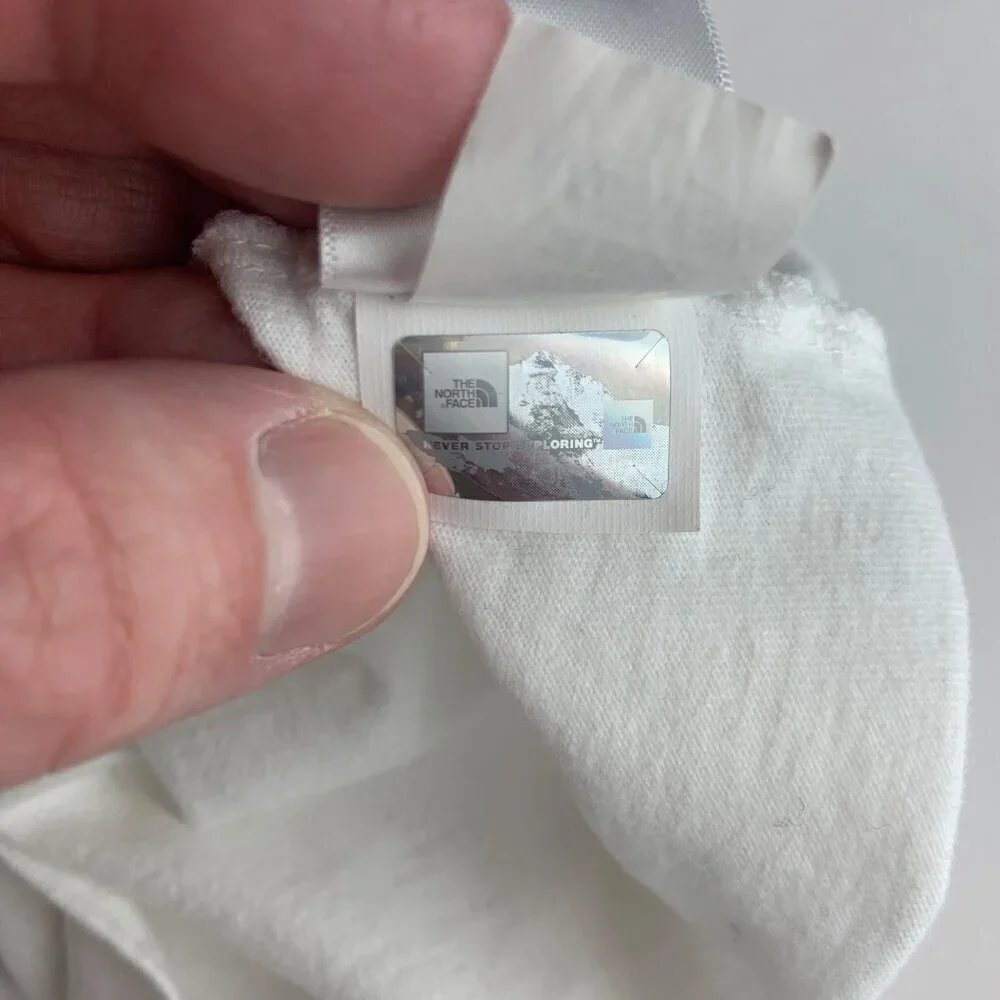 The North Face White Short Sleeve Crewneck Shirt Mens Large